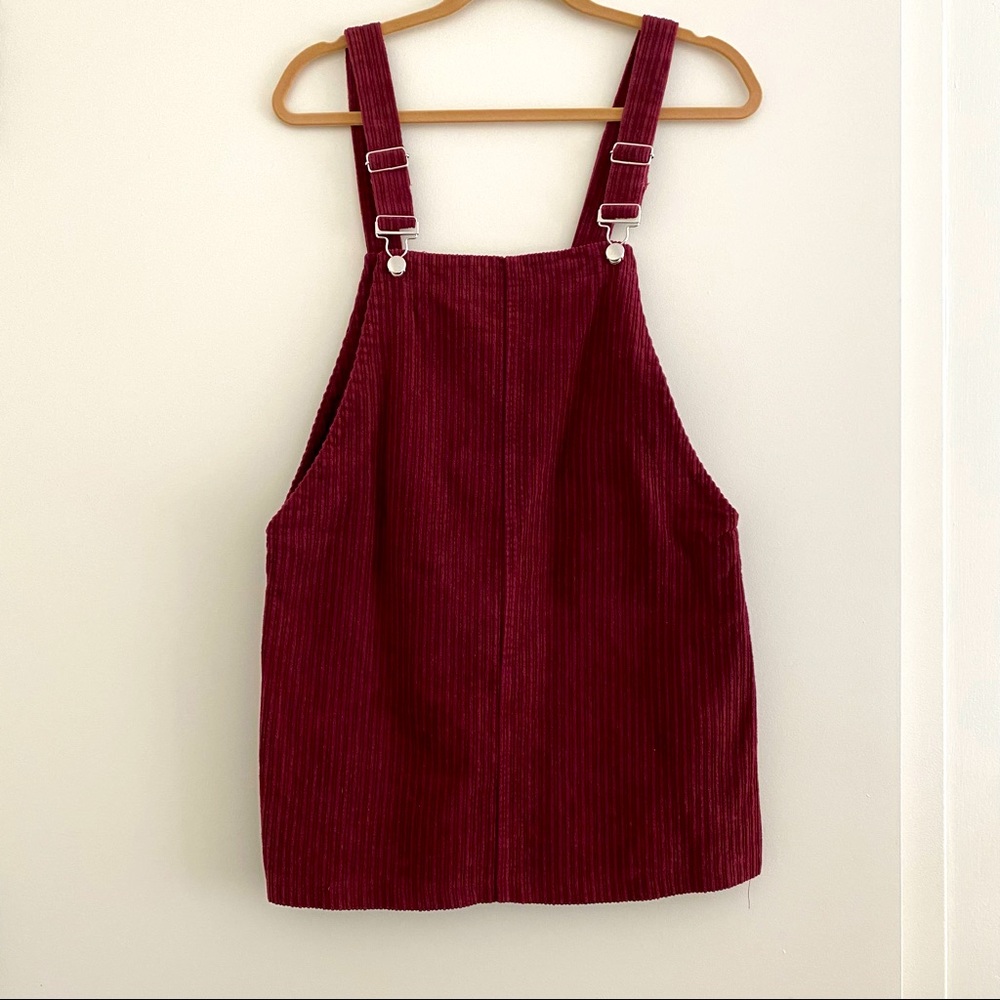 💋 Corduroy Overall Dress